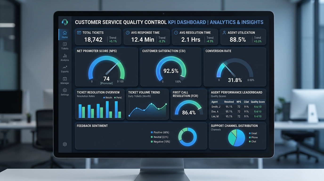 5 KPI контроля качества обслуживания